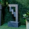 32.25" Indoor/Outdoor Endurance Resin Fountain with Water Pump and LED Light Gray - Alfresco Home LLC -Cheap Garden Decor Store unnamed file 8375
