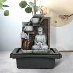 10.6" Indoor Rockery Water Fountain - Watnature