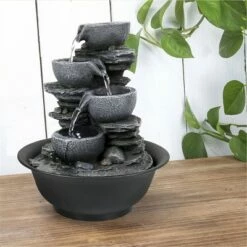 10.6" Indoor Tabletop 4 Tier Rock Fall Zen Fountain - Watnature 12 10.6" Indoor Tabletop 4 Tier Rock Fall Zen Fountain - Watnature -Cheap Garden Decor Store unnamed file 8415