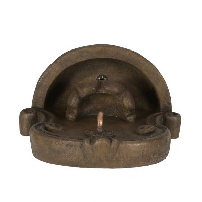 Fraser Outdoor 2-Tier Single Spout Fountain - Light Brown - Christopher Knight Home 6 Fraser Outdoor 2-Tier Single Spout Fountain - Light Brown - Christopher Knight Home - Image 4