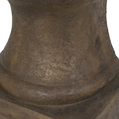 Fraser Outdoor 2-Tier Single Spout Fountain - Light Brown - Christopher Knight Home 10 Fraser Outdoor 2-Tier Single Spout Fountain - Light Brown - Christopher Knight Home - Image 8