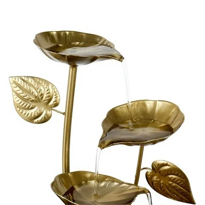 12.2" Indoor Tabletop Lotus Leaf Relaxation Waterfall Fountain - Watnature 9 12.2" Indoor Tabletop Lotus Leaf Relaxation Waterfall Fountain - Watnature - Image 7