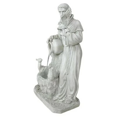 Design Toscano St. Francis' Life-Giving Waters Fountain - Off-White 6 Design Toscano St. Francis' Life-Giving Waters Fountain - Off-White - Image 4