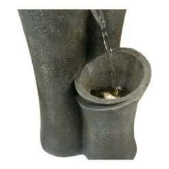 Watnature 24" Indoor/Outdoor Cascading Modern Sphere Zen Fountain Gray -Cheap Garden Decor Store unnamed file 8469