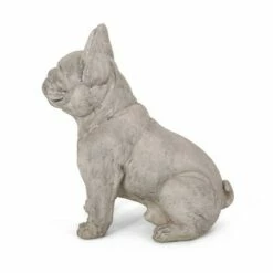 17" Concrete Delamore Outdoor French Bulldog Garden Statue - Rustic White and Green - Christopher Knight Home 11 17" Concrete Delamore Outdoor French Bulldog Garden Statue - Rustic White and Green - Christopher Knight Home -Cheap Garden Decor Store unnamed file 85