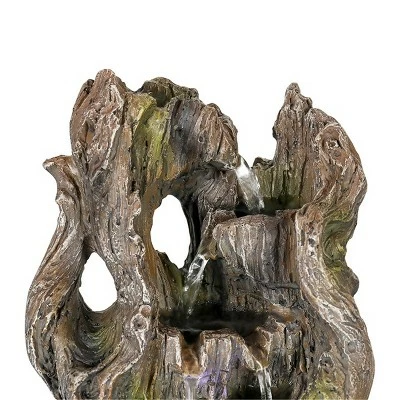 11" Indoor Tabletop Tree Trunk Water Fountain - Watnature 9 11" Indoor Tabletop Tree Trunk Water Fountain - Watnature - Image 7