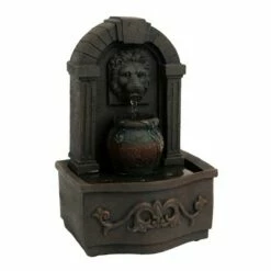 Nature Spring Lion's Head Tabletop Water Fountain -Cheap Garden Decor Store unnamed file 8578