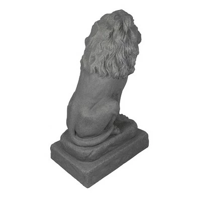 Emsco28.13" Resin Lion Statuary Sand 3 Emsco28.13" Resin Lion Statuary Sand