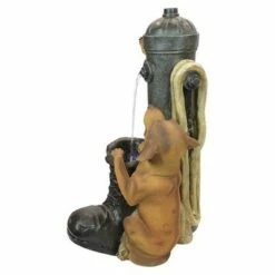Design Toscano Fire Hydrant Pooch Sculptural Fountain - Multicolored -Cheap Garden Decor Store unnamed file 8638