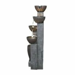 Watnature 39" Modern Outdoor Water Fountain Gray -Cheap Garden Decor Store unnamed file 8727