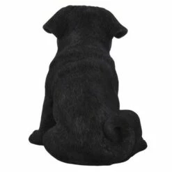 HI-LINE GIFT LTD 7.5" Polyresin Pug Puppy Statue Black - Hi-Line Gift -Cheap Garden Decor Store unnamed file 874