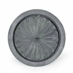 Gareth Outdoor Flower Bowl Fountain - Light Gray - Christopher Knight Home -Cheap Garden Decor Store unnamed file 8746