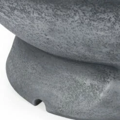 Gareth Outdoor Flower Bowl Fountain - Light Gray - Christopher Knight Home -Cheap Garden Decor Store unnamed file 8748