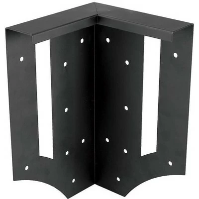 Plow & Hearth - Steel Raised Garden Bed Corner Brackets, Set of 4 3 Plow & Hearth - Steel Raised Garden Bed Corner Brackets, Set of 4