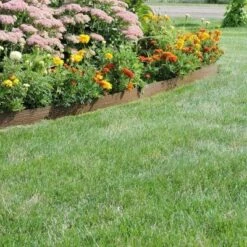 5" x 40' Terrace Board Lawn And Garden Edging With 10 stakes - Brown - Master Mark Plastics