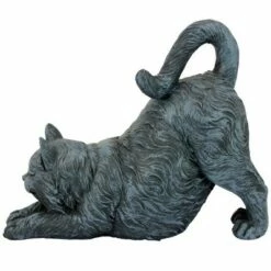 Design Toscano Playful Cat Stretching Statue - Gray -Cheap Garden Decor Store unnamed file 879