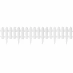Gardenised Decorative Garden Ornamental Edging Border Lawn Picket Fence Landscape Path Panels, Pack of 6 -Cheap Garden Decor Store unnamed file 8840