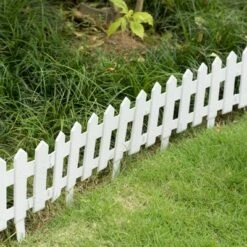 Gardenised Decorative Garden Ornamental Edging Border Lawn Picket Fence Landscape Path Panels, Pack of 6 -Cheap Garden Decor Store unnamed file 8844