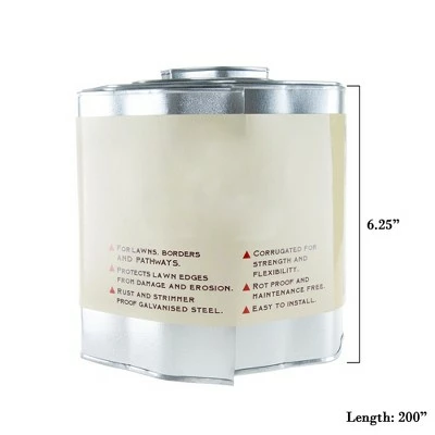 Nature Spring Galvanized Steel Garden Border Edge - 16' 5 Nature Spring Galvanized Steel Garden Border Edge - 16' - Image 3