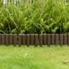 Gardenised Decorative Interlocking Half Log Lawn Edging Garden Ornamental Fence Border, Pack of 8 -Cheap Garden Decor Store unnamed file 8857