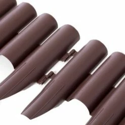 Gardenised Decorative Interlocking Half Log Lawn Edging Garden Ornamental Fence Border, Pack of 8 -Cheap Garden Decor Store unnamed file 8866