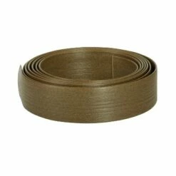 Suncast CE20 Eco Edge Composite Lawn Edging with Wood Grain Texture (2 Pack)