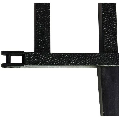 15.5" Deluxe Wrought Iron Fence Border - 10 Pc - Black - Emsco 4 15.5" Deluxe Wrought Iron Fence Border - 10 Pc - Black - Emsco - Image 2