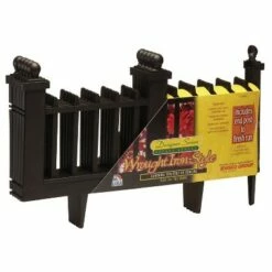 15.5" Deluxe Wrought Iron Fence Border - 10 Pc - Black - Emsco 9 15.5" Deluxe Wrought Iron Fence Border - 10 Pc - Black - Emsco -Cheap Garden Decor Store unnamed file 8871