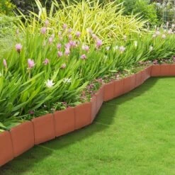 Nature Spring 10-pc Garden Edging Stone Border - Terracotta