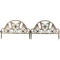 Gardenised Decorative Butterfly Design Fence Garden Edging Landscape Border Path Panel, Pack of 6 -Cheap Garden Decor Store unnamed file 8881