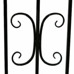 Sunnydaze Decor Sunnydaze Outdoor Lawn and Garden Metal Finial Topped Decorative Border Fence Panel Set - 8' - Black - 2pk -Cheap Garden Decor Store unnamed file 8909