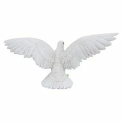 HI-LINE GIFT LTD 9" Polyresin Pigeon with Spread Wings Outdoor Statue White - Hi-Line Gift -Cheap Garden Decor Store unnamed file 891