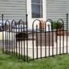 Sunnydaze Decor Sunnydaze Outdoor Lawn and Garden Metal Strasbourg Style Decorative Border Fence Panel and Posts Set - 6' - Black - 5pc 1 Sunnydaze Decor Sunnydaze Outdoor Lawn and Garden Metal Strasbourg Style Decorative Border Fence Panel and Posts Set - 6' - Black - 5pc -Cheap Garden Decor Store unnamed file 8933