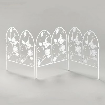 The Lakeside Collection Lakeside Decorative Metal Butterfly Garden Border Fence for Landscaping 4 The Lakeside Collection Lakeside Decorative Metal Butterfly Garden Border Fence for Landscaping - Image 2