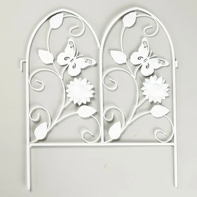 The Lakeside Collection Lakeside Decorative Metal Butterfly Garden Border Fence for Landscaping 5 The Lakeside Collection Lakeside Decorative Metal Butterfly Garden Border Fence for Landscaping - Image 3