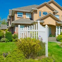 Gardenised Outdoor Vinyl Corner Edge Gate for Garden Lawn Fence Yard Border, White -Cheap Garden Decor Store unnamed file 9015