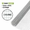 Midwest Air Technologies YardGard 2 x 25 Foot Heavy Duty Galvanized Steel 1/4 Inch Square Mesh Design Poultry Netting/Wire Garden Fencing Hardware Cloth, Silver -Cheap Garden Decor Store unnamed file 9042