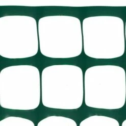TENAX CORPORATION Tenax HDPE Plastic Lightweight Tear Resistant Mesh Guardian Warning Barrier Fence w/Easy Installation for Building Sites & Roadworks, 4x100ft, Green