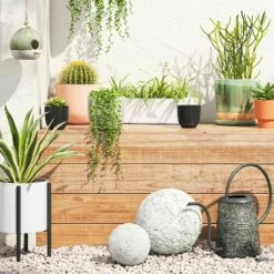 Smith & Hawken Small Concrete Garden Orbs Gray - Smith & Hawken™