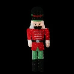 Northlight 6' Pre-Lit Candy Cane Lane 2-D Toy Soldier Christmas Outdoor Decor