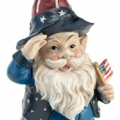 Alpine Corporation 12" Polyresin/Stone Americana Saluting Gnome with Flag Red/White/Blue 11 Alpine Corporation 12" Polyresin/Stone Americana Saluting Gnome with Flag Red/White/Blue -Cheap Garden Decor Store unnamed file 9199