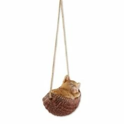 Zingz & Thingz Zingz & Thingz 9.25" Polyresin Napping Cat on Hammock Garden Figurine Brown 12 Zingz & Thingz Zingz & Thingz 9.25" Polyresin Napping Cat on Hammock Garden Figurine Brown -Cheap Garden Decor Store unnamed file 9237