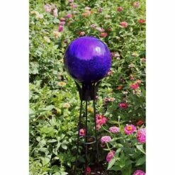 12" Decorative Reflecting Glass Gazing Globe - Achla Designs Cobalt Blue