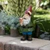 12" Polyresin Garden Gnome with Mushroom - Alpine Corporation -Cheap Garden Decor Store unnamed file 9253