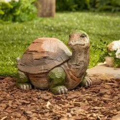 GIL 14"L Magnesium Garden Turtle Figurine
