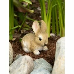 Zingz & Thingz Zingz & Thingz 4.5" Polyresin Vivid Bunny Garden Figurine Tan -Cheap Garden Decor Store unnamed file 9322