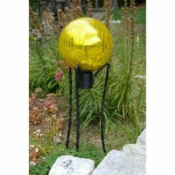 24" Iron Gazing Globe Ball Footed Stand Black Powder Coat Finish - ACHLA Designs -Cheap Garden Decor Store unnamed file 9338
