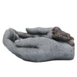 Sagebrook Home 5" Resin Hand Bird Feeder Gray -Cheap Garden Decor Store unnamed file 9361