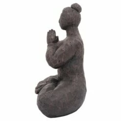 Sagebrook Home 14" Resin Namaste Female Yoga Outdoor Statue Bronze -Cheap Garden Decor Store unnamed file 9366