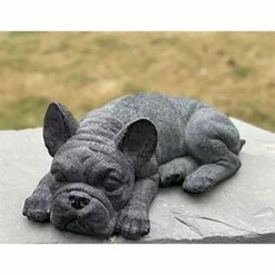 Sagebrook Home 7" Resin Laying Bulldog Outdoor Statue Gray -Cheap Garden Decor Store unnamed file 9375